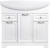 Stella Polare Тумба с раковину Кармела 85 Элеганс ольха белая